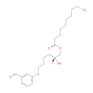 Decanoic acid, (2R)-6-(3-formylphenoxy)-2-hydroxyhexyl ester