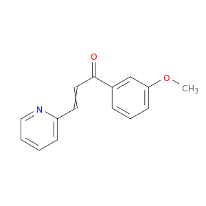 2-Propen-1-one, 1-(3-methoxyphenyl)-3-(2-pyridinyl)-