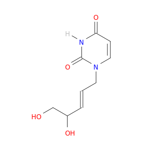 2,4(1H,3H)-Pyrimidinedione, 1-[(2E)-4,5-dihydroxy-2-pentenyl]-