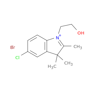 3H-Indolium, 5-chloro-1-(2-hydroxyethyl)-2,3,3-trimethyl-, bromide