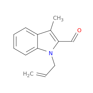 1H-Indole-2-carboxaldehyde, 3-methyl-1-(2-propenyl)-