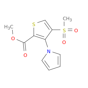2-Thiophenecarboxylicacid, 4-(methylsulfonyl)-3-(1H-pyrrol-1-yl)-, methyl ester