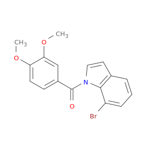 1H-Indole, 7-bromo-1-(3,4-dimethoxybenzoyl)-