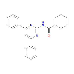 Cyclohexanecarboxamide, N-(4,6-diphenyl-2-pyrimidinyl)-