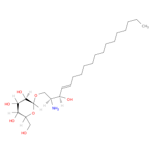 (2R,3R,4S,5S,6R)-2-(((2S,3R,E)-2-氨基-3-羟基十八碳-4-烯-1-基)氧基)-6-(羟基甲基)四氢-2H-吡喃-3,4,5-三醇
