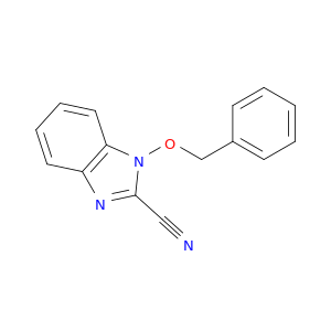 1H-Benzimidazole-2-carbonitrile,1-(phenylmethoxy)-