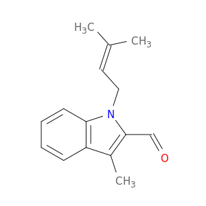 1H-Indole-2-carboxaldehyde, 3-methyl-1-(3-methyl-2-butenyl)-