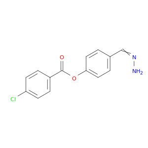 Benzoic acid, 4-chloro-, 4-(aminoiminomethyl)phenyl ester