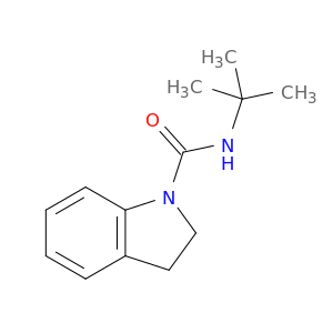 1H-Indole-1-carboxamide, N-(1,1-dimethylethyl)-2,3-dihydro-