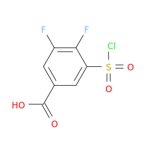 3-(Chlorosulfonyl)-4,5-difluorobenzoic Acid