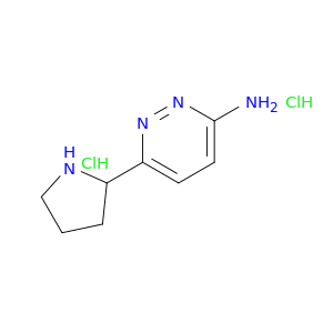 6-(Pyrrolidin-2-yl)pyridazin-3-amine dihydrochloride