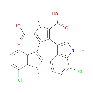 1H-Pyrrole-2,5-dicarboxylic acid, 3,4-bis(7-chloro-1H-indol-3-yl)-
