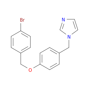 1H-Imidazole, 1-[[4-[(4-bromophenyl)methoxy]phenyl]methyl]-
