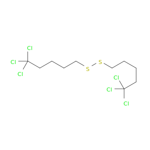 Disulfide, bis(5,5,5-trichloropentyl)