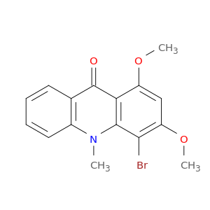 9(10H)-Acridinone, 4-bromo-1,3-dimethoxy-10-methyl-