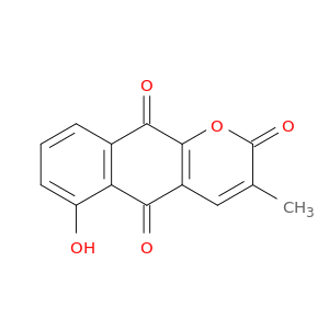 2H-Naphtho[2,3-b]pyran-2,5,10-trione,6-hydroxy-3-methyl-