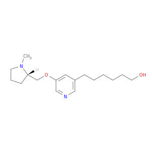 3-Pyridinehexanol, 5-[[(2S)-1-methyl-2-pyrrolidinyl]methoxy]-
