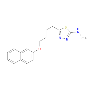 1,3,4-Thiadiazol-2-amine, N-methyl-5-[4-(2-naphthalenyloxy)butyl]-