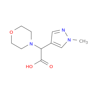 2-(1-Methyl-1H-pyrazol-4-yl)-2-(morpholin-4-yl)acetic Acid