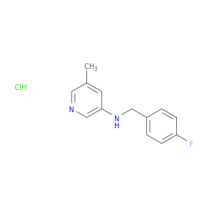 N-[(4-Fluorophenyl)methyl]-5-methylpyridin-3-amine Hydrochloride