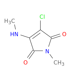 1H-Pyrrole-2,5-dione, 3-chloro-1-methyl-4-(methylamino)-