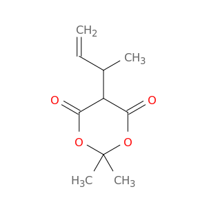 1,3-Dioxane-4,6-dione, 2,2-dimethyl-5-(1-methyl-2-propenyl)-