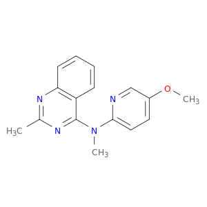 4-Quinazolinamine, N-(5-methoxy-2-pyridinyl)-N,2-dimethyl-