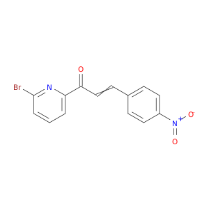 2-Propen-1-one, 1-(6-bromo-2-pyridinyl)-3-(4-nitrophenyl)-