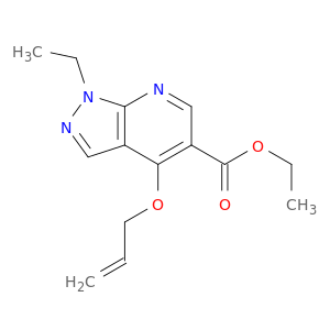 ETHYL 9-ETHYL-5-PROP-2-ENOXY-2,8,9-TRIAZABICYCLO[4.3.0]NONA-1,3,5,7-TETRAENE-4-CARBOXYLATE
