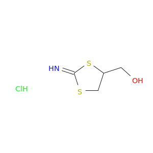 1,3-Dithiolane-4-methanol, 2-imino-, hydrochloride