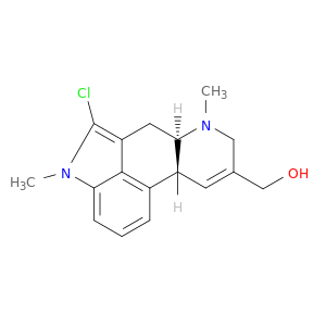 Ergoline-8-methanol, 2-chloro-8,9-didehydro-1,6-dimethyl-