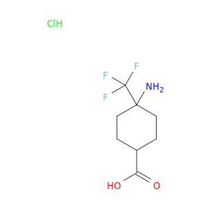4-Amino-4-(trifluoromethyl)cyclohexane-1-carboxylic Acid Hydrochloride