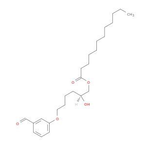 Dodecanoic acid, (2S)-6-(3-formylphenoxy)-2-hydroxyhexyl ester