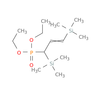 Phosphonic acid, [1,3-bis(trimethylsilyl)-2-propenyl]-, diethyl ester
