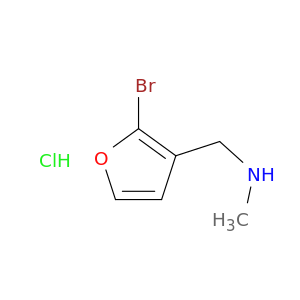2-Bromo-3-[(methylamino)methyl]furan hydrochloride