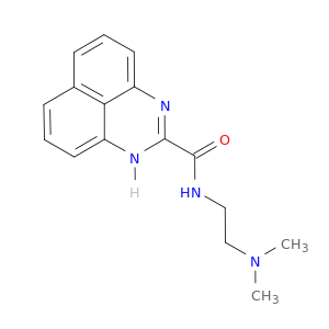 1H-Perimidine-2-carboxamide, N-[2-(dimethylamino)ethyl]-