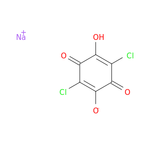 sodium 2,5-dichloro-4-hydroxy-3,6-dioxocyclohexa-1,4-dien-1-olate