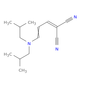 Propanedinitrile, [3-[bis(2-methylpropyl)amino]-2-propenylidene]-