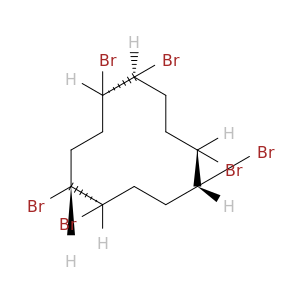Cyclododecane, 1,2,5,6,9,10-hexabromo-, (1R,2R,5R,6S,9S,10R)-