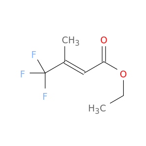 2-Butenoic acid, 4,4,4-trifluoro-3-methyl-, ethyl ester, (E)-