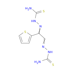 Hydrazinecarbothioamide, 2,2'-[1-(2-thienyl)-1,2-ethanediylidene]bis-