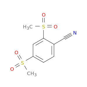 2,4-Dimethanesulfonylbenzonitrile