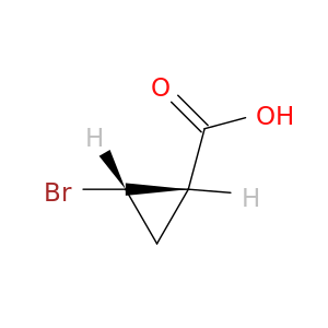 Cyclopropanecarboxylic acid, 2-bromo-, cis-