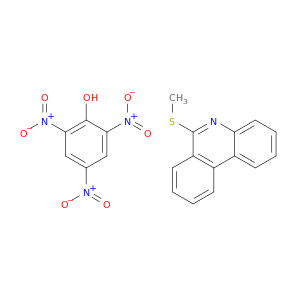 2,4,6-trinitrophenol- 6-(methylsulfanyl)phenanthridine(1:1)
