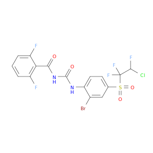 Benzamide,N-[[[2-bromo-4-[(2-chloro-1,1,2-trifluoroethyl)sulfonyl]phenyl]amino]carbonyl]-2,6-difluoro-