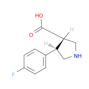 (3S,4R)-4-(4-氟苯基)吡咯烷-3-羧酸