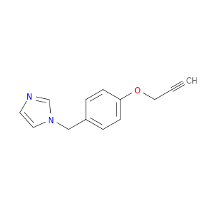 1H-Imidazole, 1-[[4-(2-propynyloxy)phenyl]methyl]-