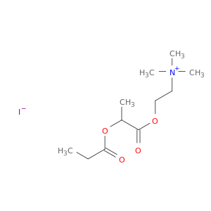 Ethanaminium,N,N,N-trimethyl-2-[1-oxo-2-(1-oxopropoxy)propoxy]-, iodide (1:1)