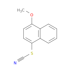 Thiocyanic acid, 4-methoxy-1-naphthalenyl ester