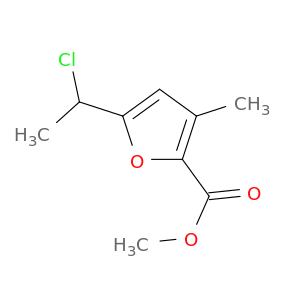 methyl 5-(1-chloroethyl)-3-methylfuran-2-carboxylate